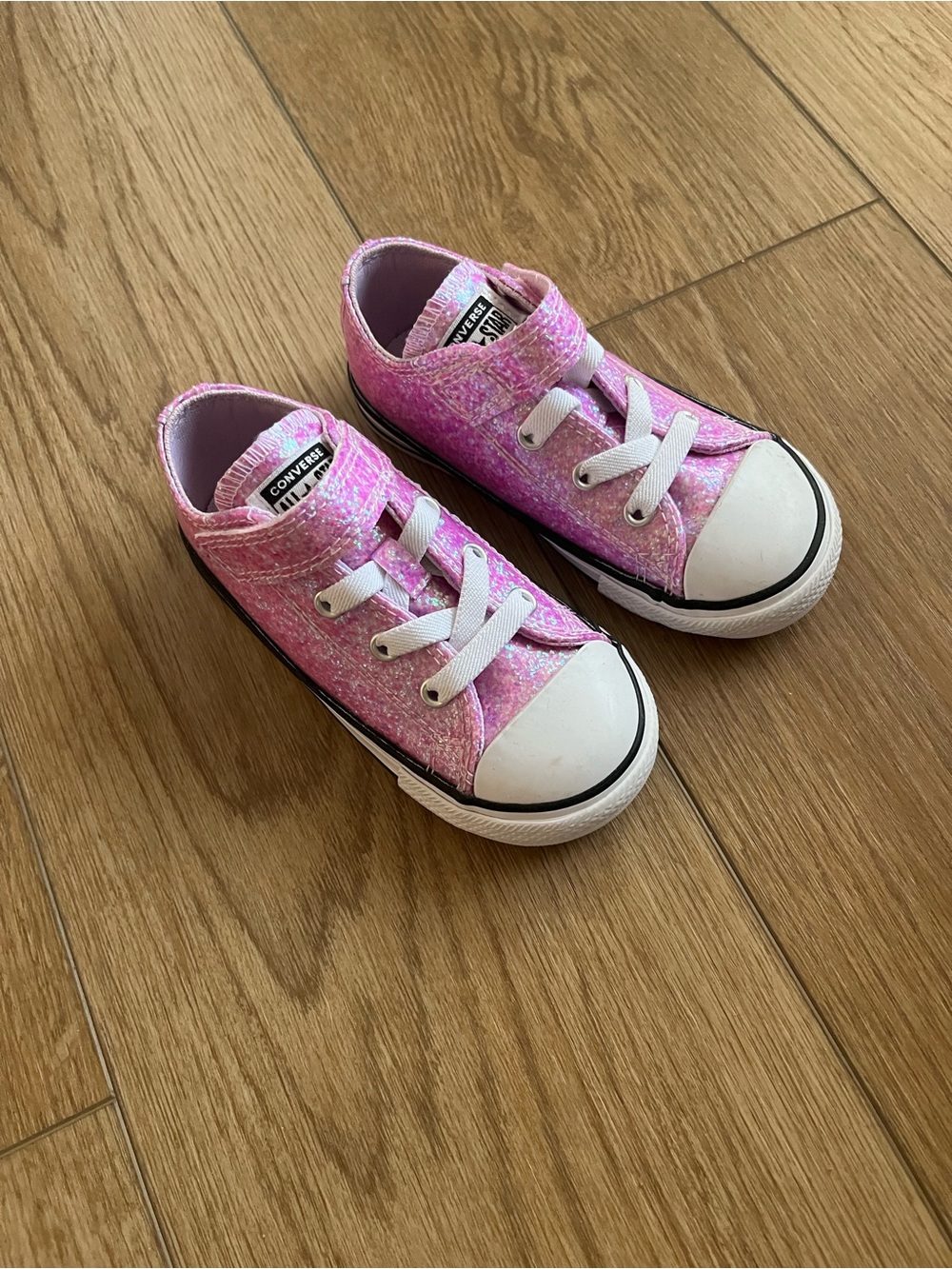 Converse Kids Sparkle Low-Top Sneakers